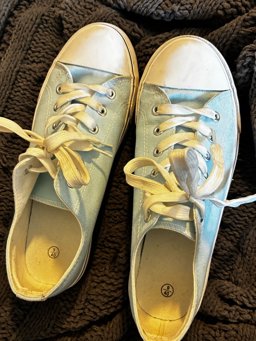 Pale Sky Blue Summer Sneakers - Picture 10 of 12